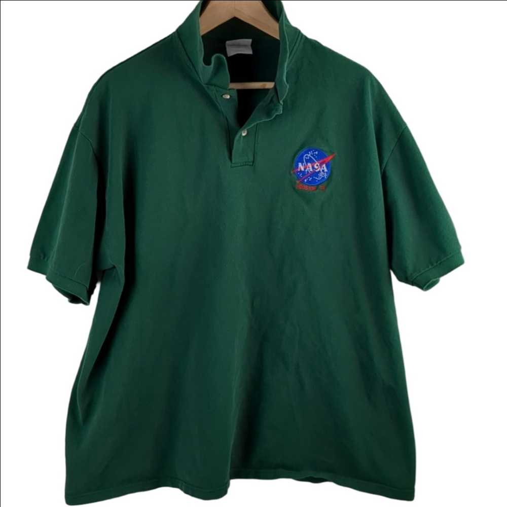 Vintage Hanes NASA Polo Tee Size XXL